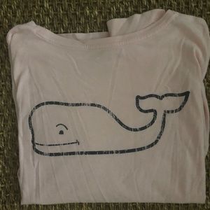 Light Pink Large Vineyard Vines Logo Tee Large